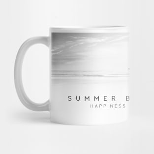 Summer Beach Vibes - Happiness Comes in Waves Mug